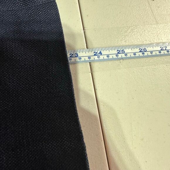 Appleseed’s Vintage Navy Blue Knit Rayon Jacket / Large 90s Gold Buttons Office - Picture 8 of 10